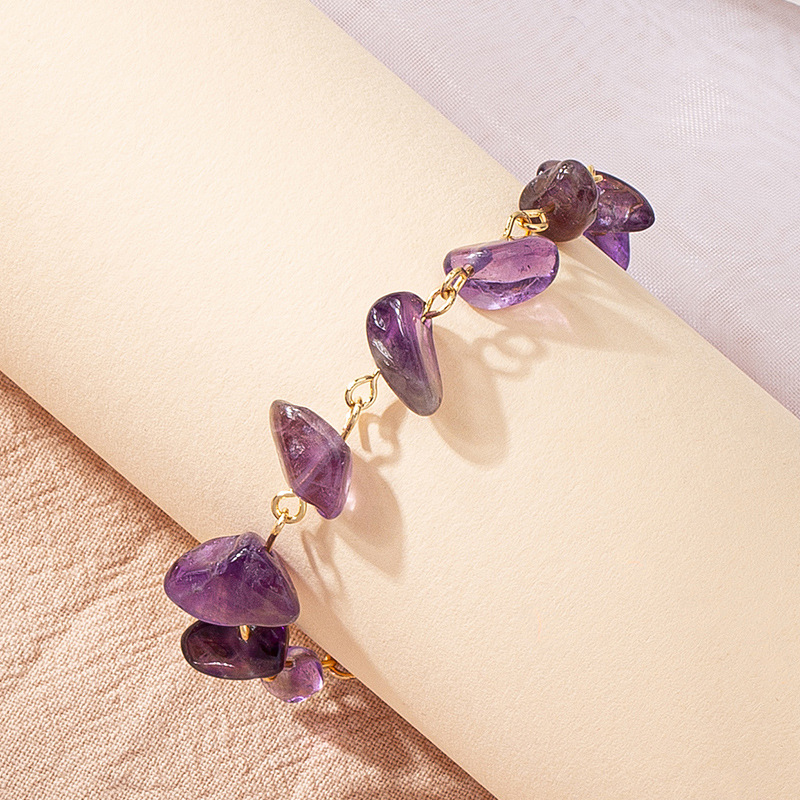 Simple Style Geometric Metal Metal Button Artificial Crystal Bracelets 1 Piece