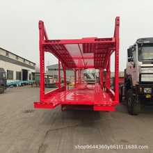 出口二手汽车运输车 双层升降轿运车 小轿车托运车升降全自动