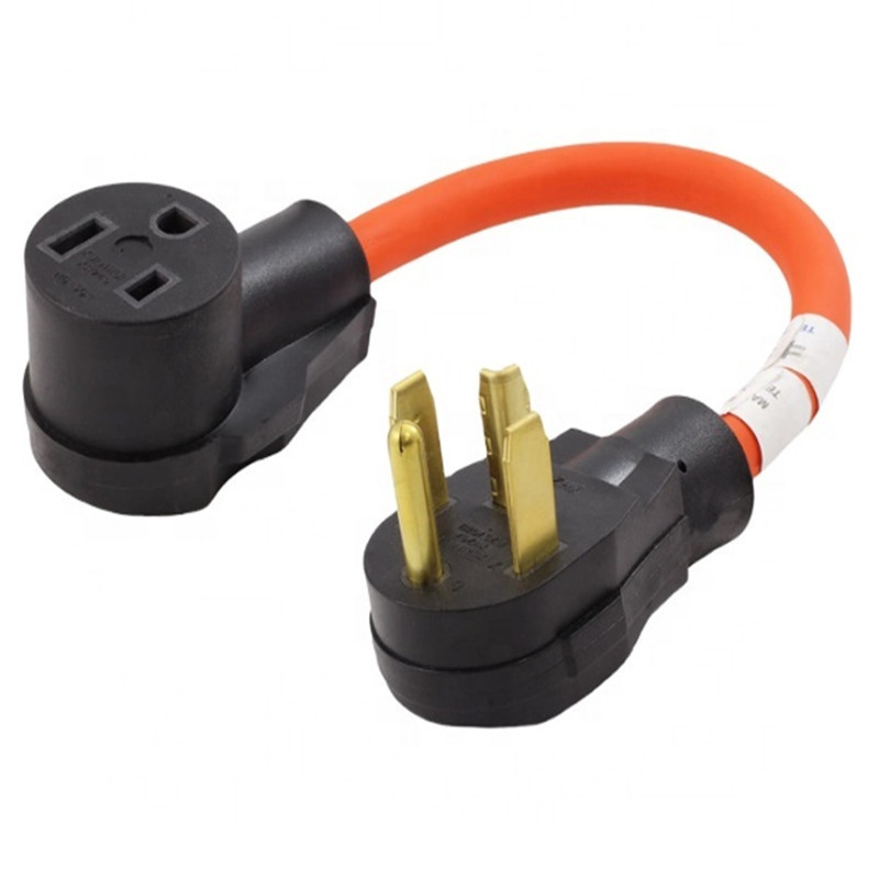 供应美国NEMA14-50P干燥器插头电源线美式各种自锁插头系列电源线