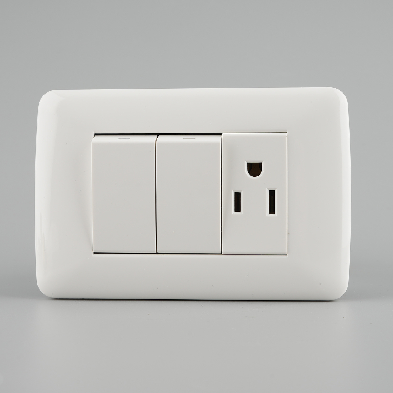 2024 Nuevo estándar estadounidense y europeo México Colombia Perú Venezuela lámpara eléctrica enchufe de pared