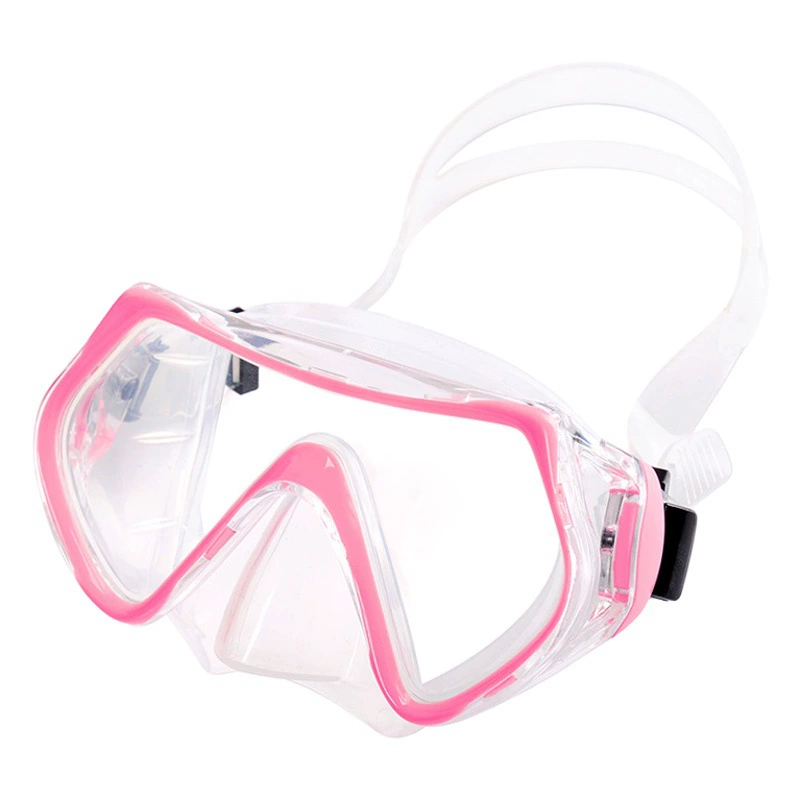 Маска для дайвинга с большим обзором для взрослых, снаряжение для дайвинга, маска из закаленного стекла, силиконовые очки для дайвинга из ПВХ, для снорклинга