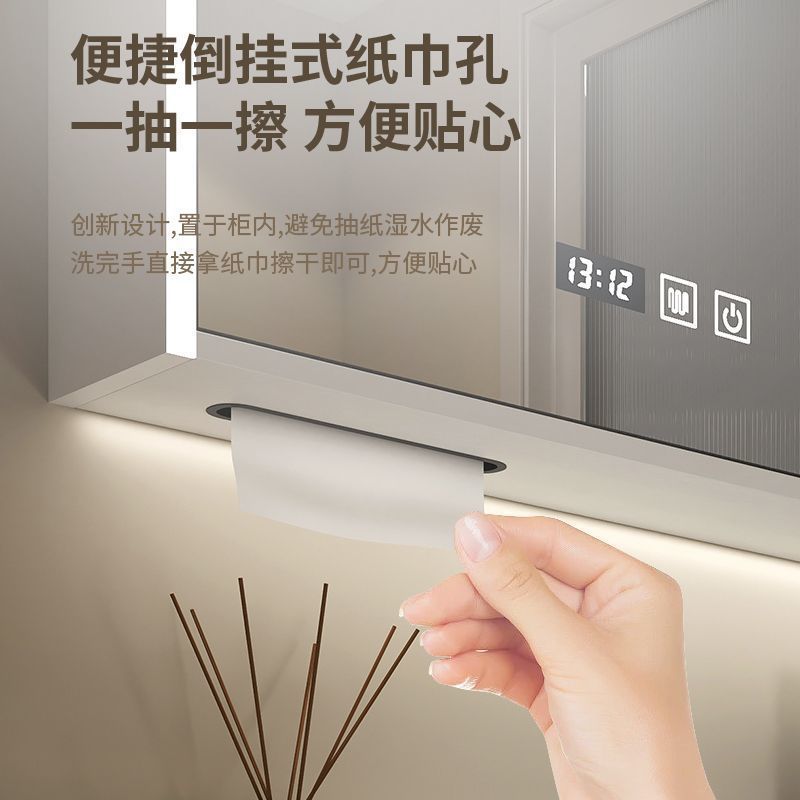 French-style solid wood bathroom cabinet combination, wall-mounted integrated basin for the bathroom, hand washing basin, washbasin, washbasin, and smart mirror cabinet undefined
