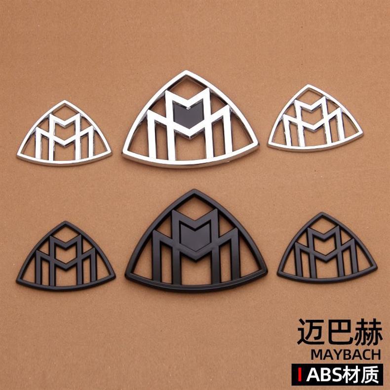 Suitable for Mercedes-Benz Maybach S-Class S450 rear emblem, S680 rear car emblem, S560 side emblem, and GLS480 car stickers for modification