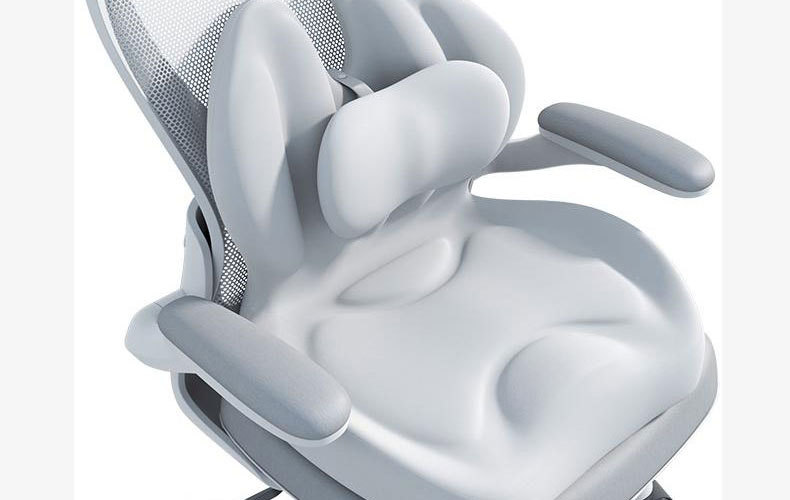 Cross-border New Memory Foam Cushion Ass Cushion Chair Cushion Waist Integrated Waist Protection Backrest Cushion Sedentary