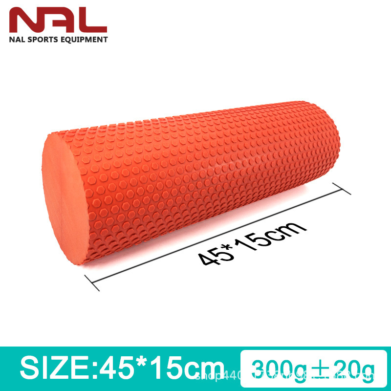 45*15cm Eva Yoga Column Floating Point Foam Roller Muscle Relaxation Massage Roller Spiked Bar Fitness Solid Roller