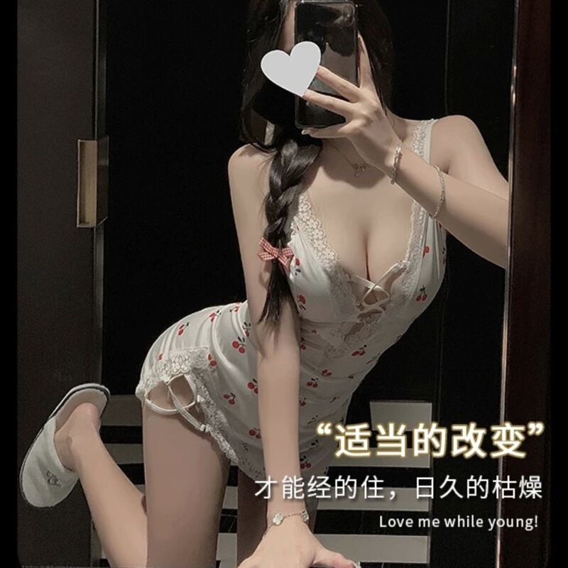 Sexy Lingerie, Sexy No-Take-Off Small-Breasted Pajamas, Cute Pure Lust Bed Temptation, Sexy High-End Jersey Hot Style Sexy Lingerie, Sexy No-Take-Off Small-Breasted Pajamas, Cute Pure Lust Bed Temptation, Sexy High-End Jersey Hot Style