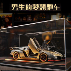 バレンタインデーのギフトランボ薬物中毒車モデルおもちゃの装飾品合金シミュレーションスポーツカーモデル子供のギフト