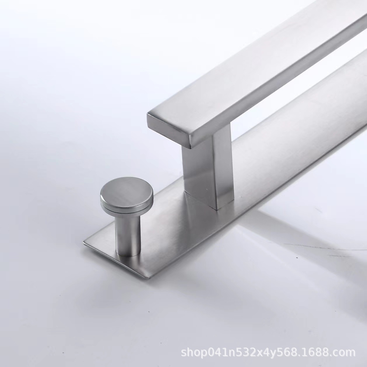 304 de acero inoxidable toallero hogar negro Baño de almacenamiento Barra de toalla de baño toallero ponche libre toallero