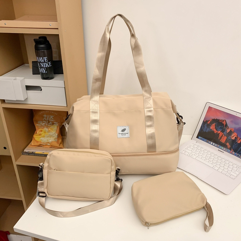 Bolsa de viaje transfronteriza larga y corta mujer espera bolsa de almacenamiento de gran capacidad separación seca y húmeda natación bolsa de acondicionamiento físico bolsa al por mayor