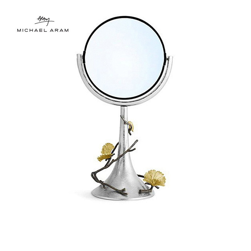 美国Michael Aram樱花化妆刷桶收纳杯蝴蝶银杏轻奢梳妆美妆镜子