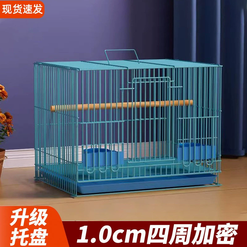 Большая железная клетка для воробья, голубятня, клетка для попугая, домашняя клетка с туалетом, клетка для разведения, металлическая голубятня.