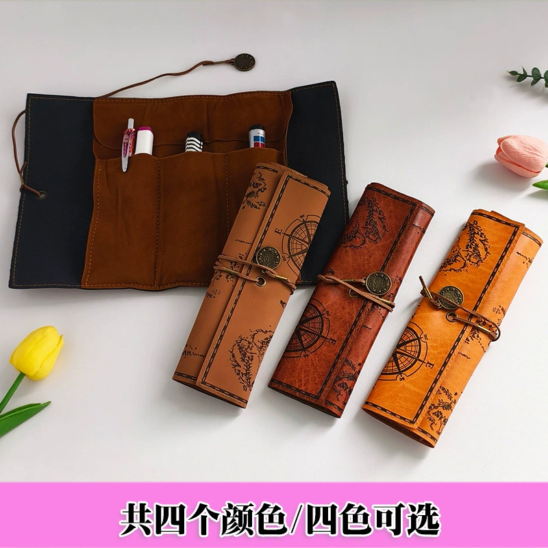 Storage system, retro pencil case, capacious sharpener, curtain for students