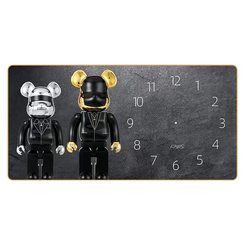 [30cm*60cm] Restaurant decorative painting modern wall clock simple living room hanging painting light luxury hanging painting clock