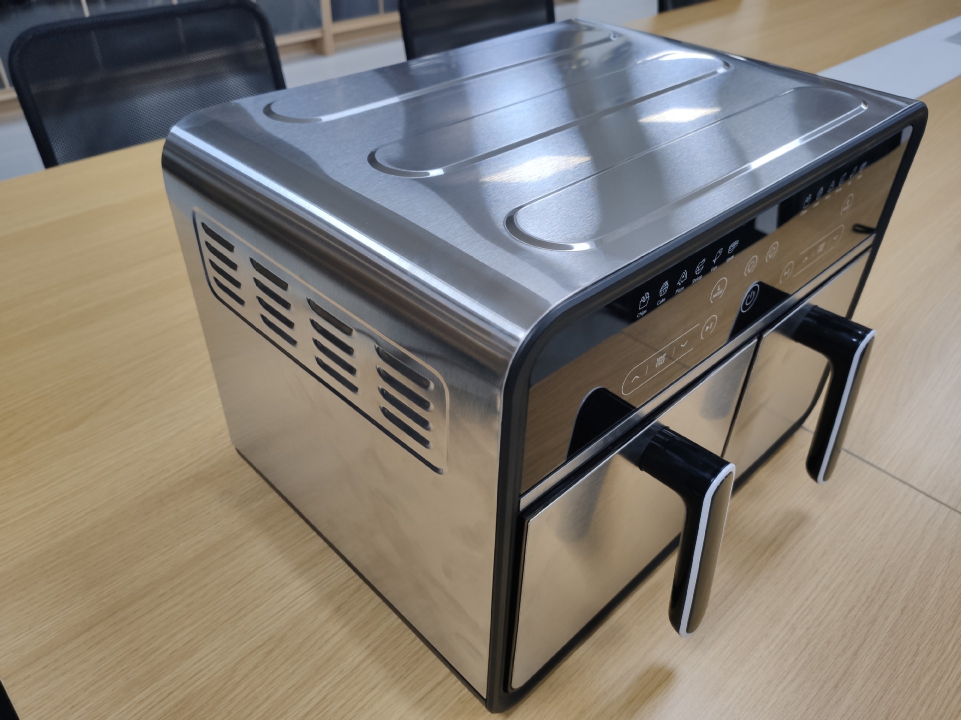 10L pequeña freidora de aire doméstica pantalla electrónica automática multifuncional de fábrica de comercio exterior personalizada KF10