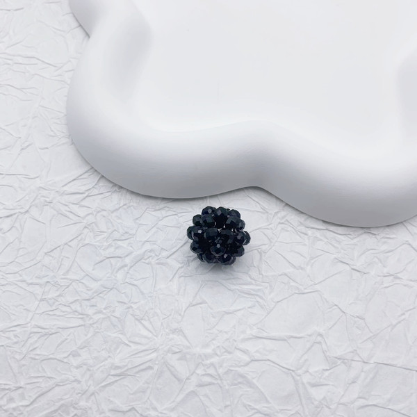Creative woven beads handmade with zircon