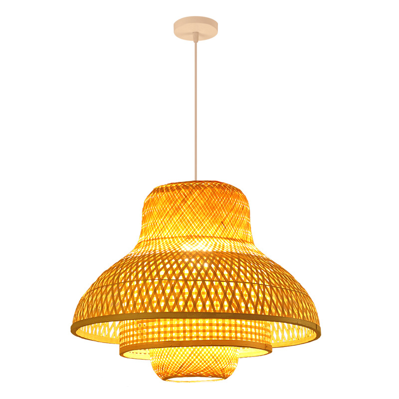 Estilo chino de bambú araña estilo japonés bambú Zen antiguo té Sala B & B restaurante dormitorio cabecera linterna pasillo