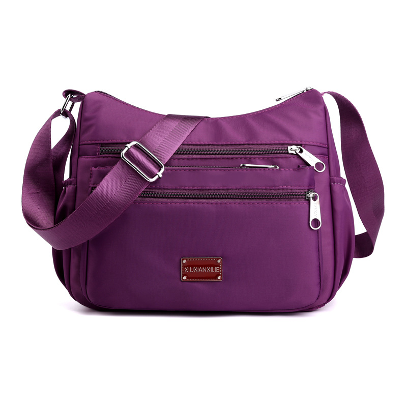 Capacious nylon universal one-shoulder bag