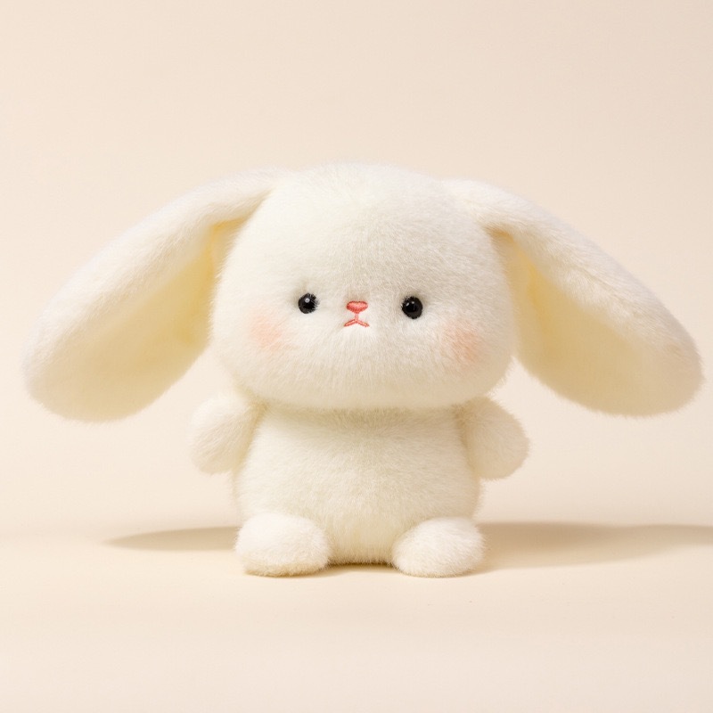 Muñecas de peluche de animales para niños acompañados con conejo blanco cordero muñecas para el hogar decoración de regalos muñecas de agarración