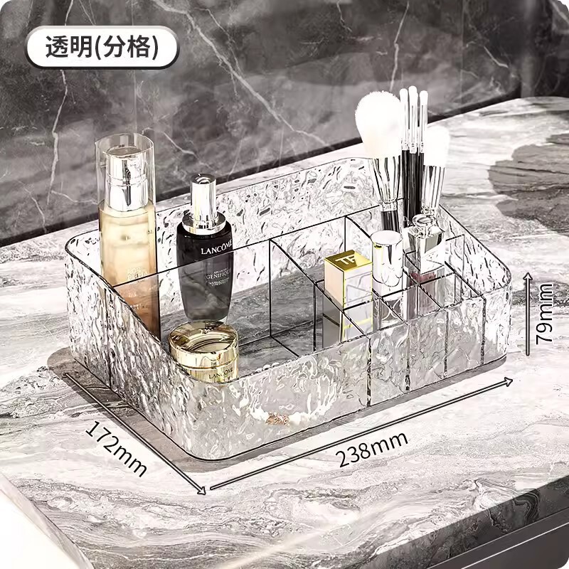 化粧品収納ボックス防塵透明デスクトップドレッシングテーブル口紅スキンケア製品収納ラック|undefined
