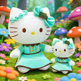 新款首发薄荷巧克力kt猫毛绒玩具公仔Hellokitty系列玩偶批发