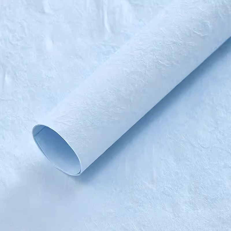 Papel de embalaje de flores teñidas de hierba amor eterno serie de paquetes de flores sólidas textura de papel Dongba floral papel de embalaje de flores