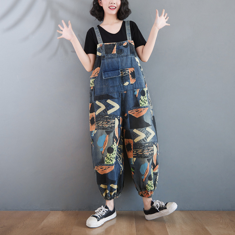 Women's Loose Plus Size Jumpsuit Image 2