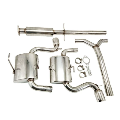 3" Dual Tip Exhaust Pipe Assembly Fit 02-06 S Hatch R50 R52 Bmw Mini Co