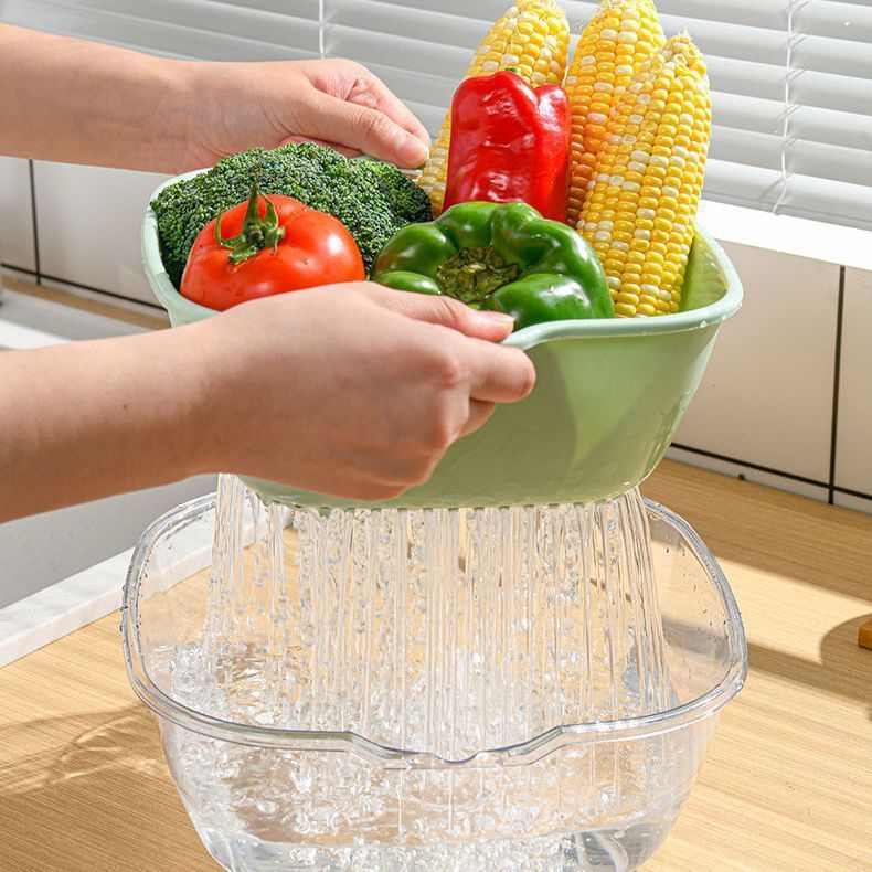 二重pet水たまり台所多機能野菜鉢野菜かご家庭用客間果物皿8点セット水たまりかご|undefined