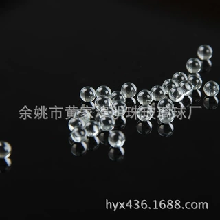 厂家供应轴承滑轮精磨抛光3.17mm玻璃珠 高精度玻璃球