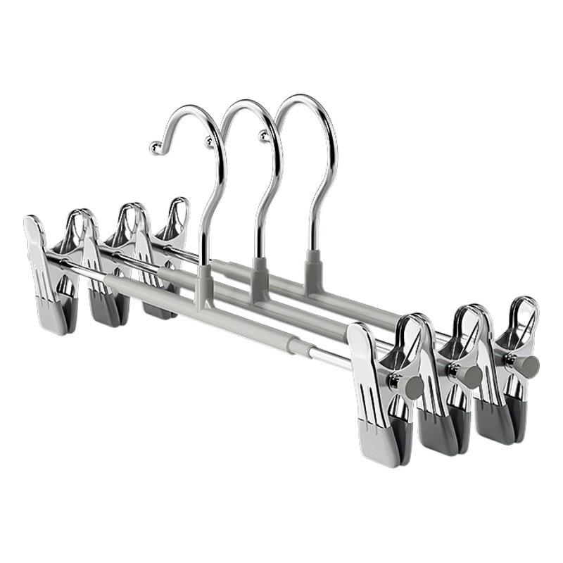 Yibiao nueva luz de lujo antideslizante pantalones rack de acero inoxidable pantalones de secado de rack engrosada multi-funcional percha pantalones rack