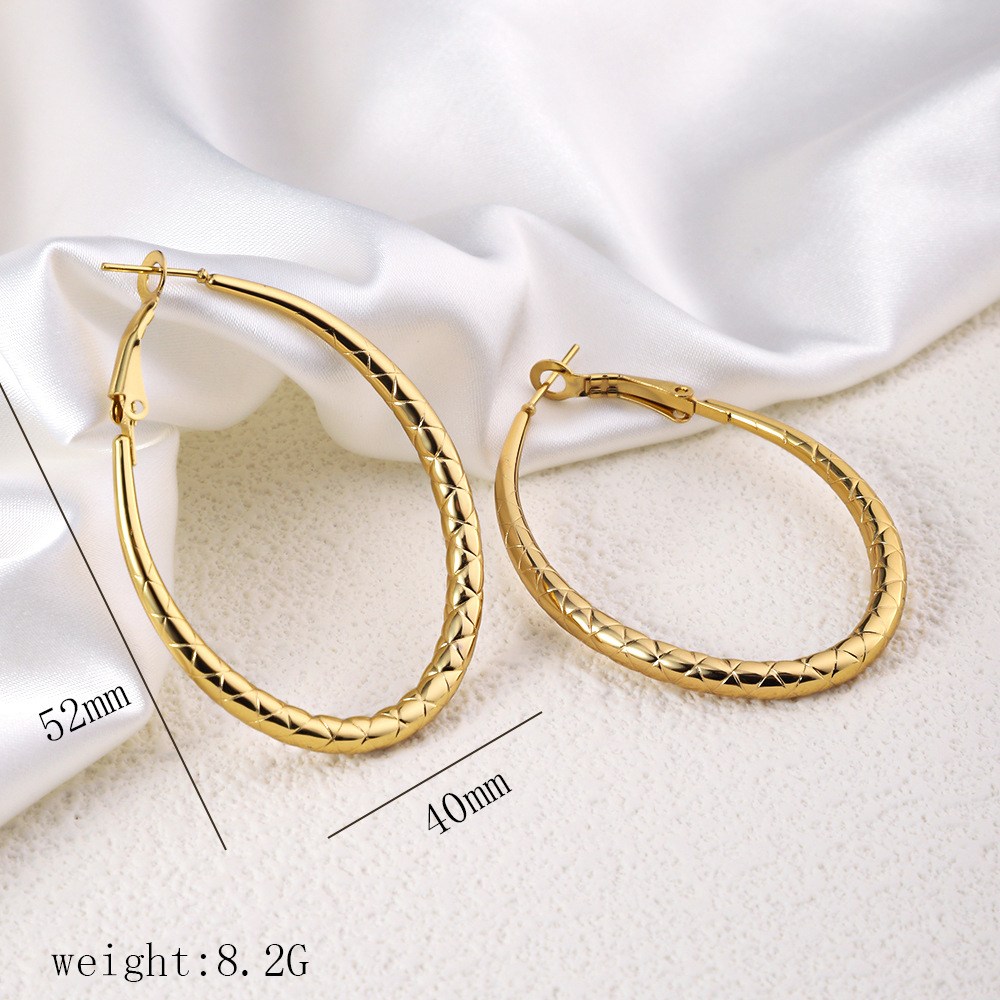 1 Pair Simple Style Commute Geometric Heart Shape Plating Titanium Steel Drop Earrings Earrings Ear Studs display picture 30