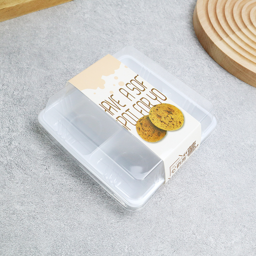Caja de embalaje de huevo crisp, cuatro cuadrados de nieve, carne, pino de cáscara, patata de marismes, plástico transparente horneado, caja de embalaje de punto oeste image 19