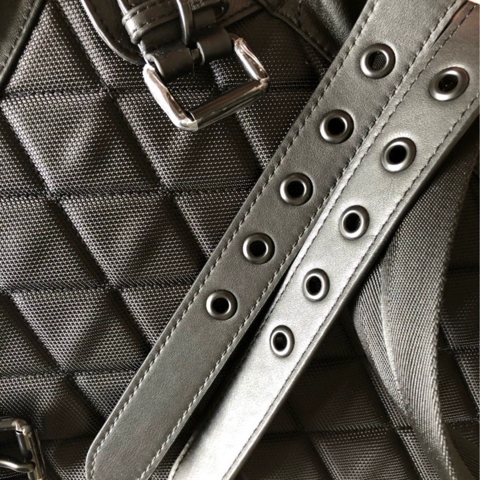 Genuine Leather Backpack, Spacious Design, Black Color, Compact Size, Stylish and Durable