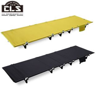 Outdoor Lightweight Folding Bed Portable Camping Bed Simple Military Bed Companion Nap Bed Camping Simple Leisure Bed