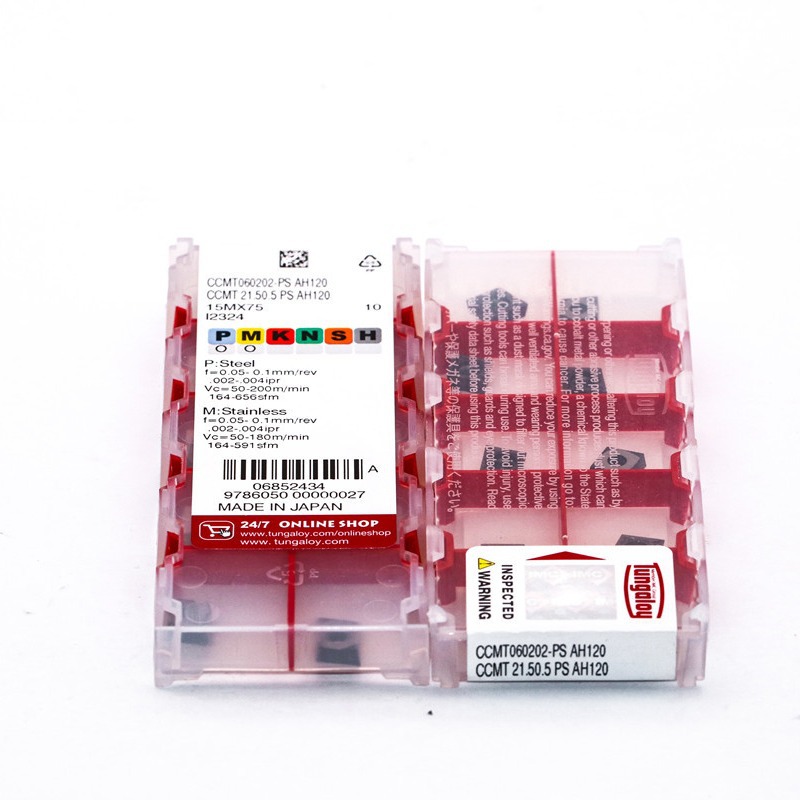 泰珂洛数控刀片CCMT060202-PS AH120加工不锈钢