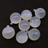 Acrylic beaded transparent aurora colorful laser accessories accessories loose beads bracelet DIY chip beading material