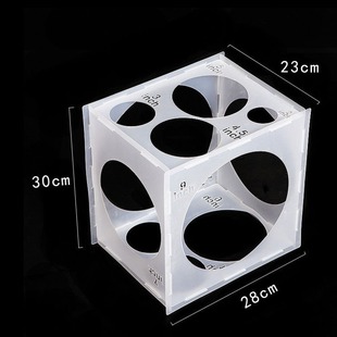 Balloon Measuring Box Plastic Measuring Ball Box Measuring Balloon Size Balloon Measuring Ball Round Ball Measuring Box 9 Holes
