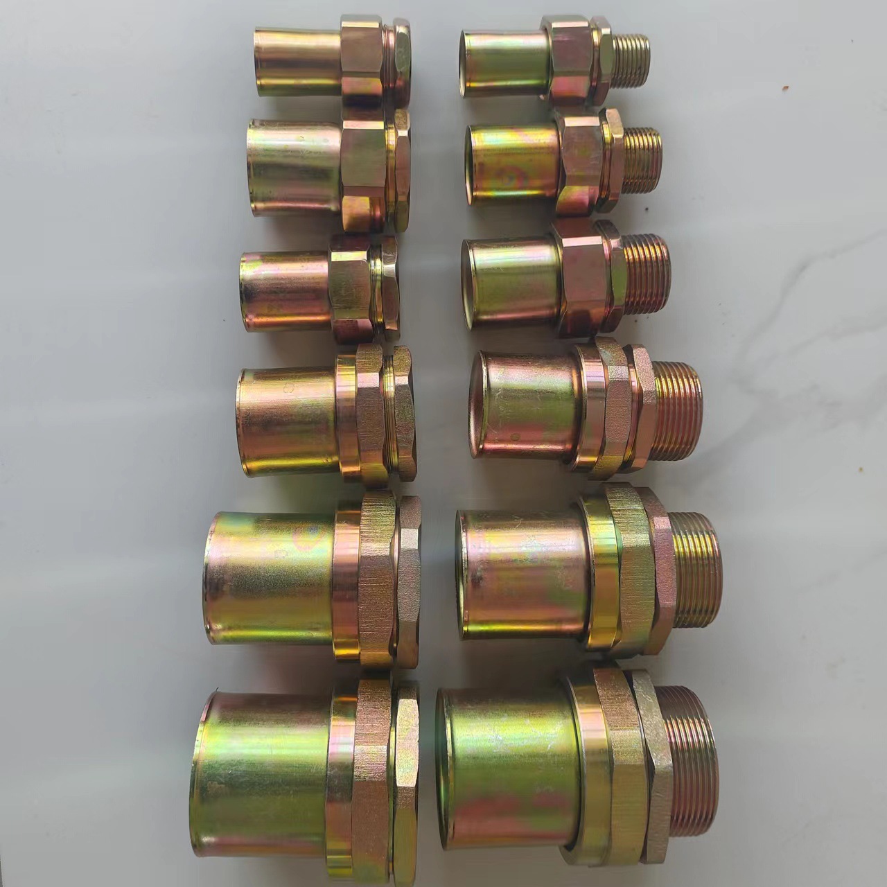 防爆软管快速接头 内外丝挠性管接头 现场免压扣密卡套管接头