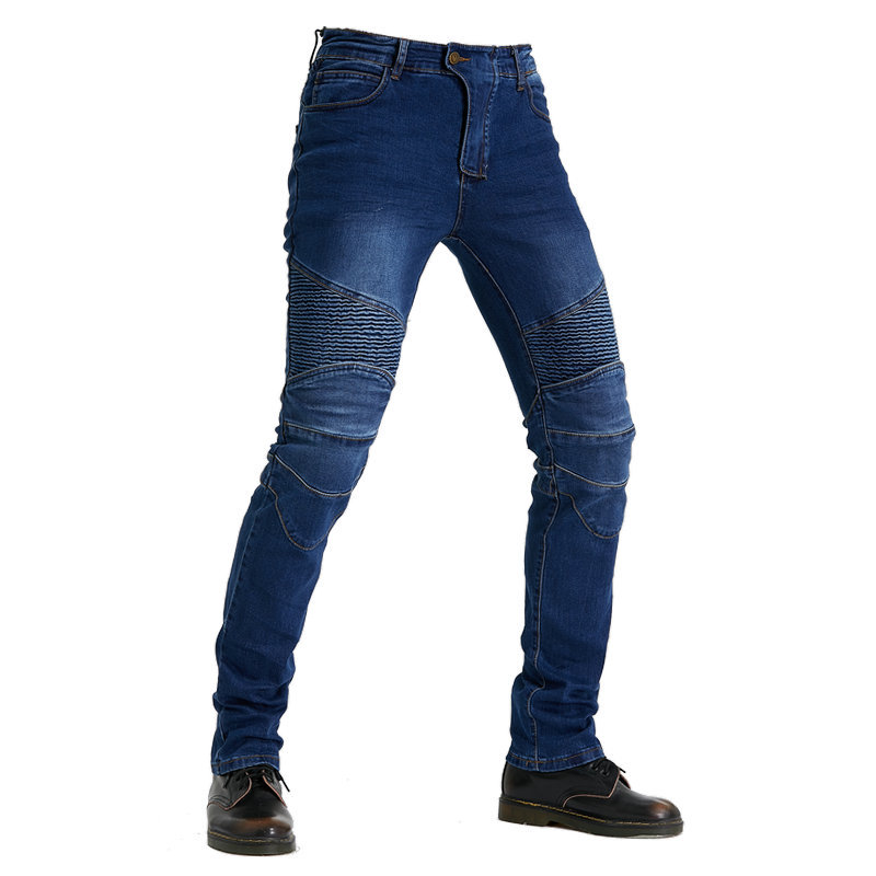 Off-Road motocicleta montar pantalones Knight carreras pantalones cuesta abajo Pantalones anti-caída pantalones de la motocicleta pantalones vaqueros viejos