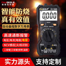 工厂现货全自动智能数字万用表防烧保护袖珍式多功能数显万能表