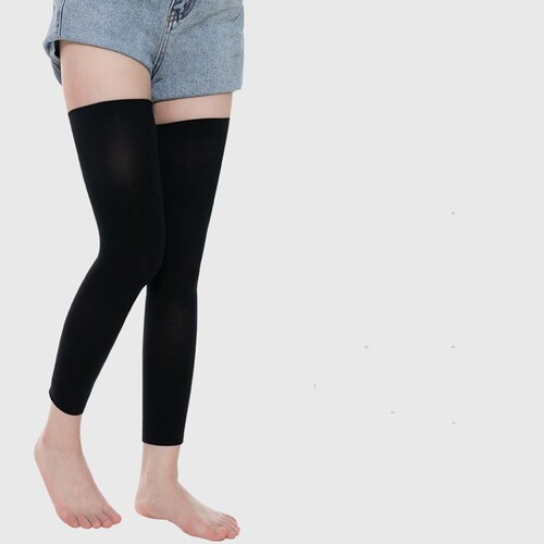 Women's Summer Socks Thin Velvet High Stockings Over the Knees, Knee Pads, Thighs, Air-conditioned Room Sunscreen Socks, Long Stockings