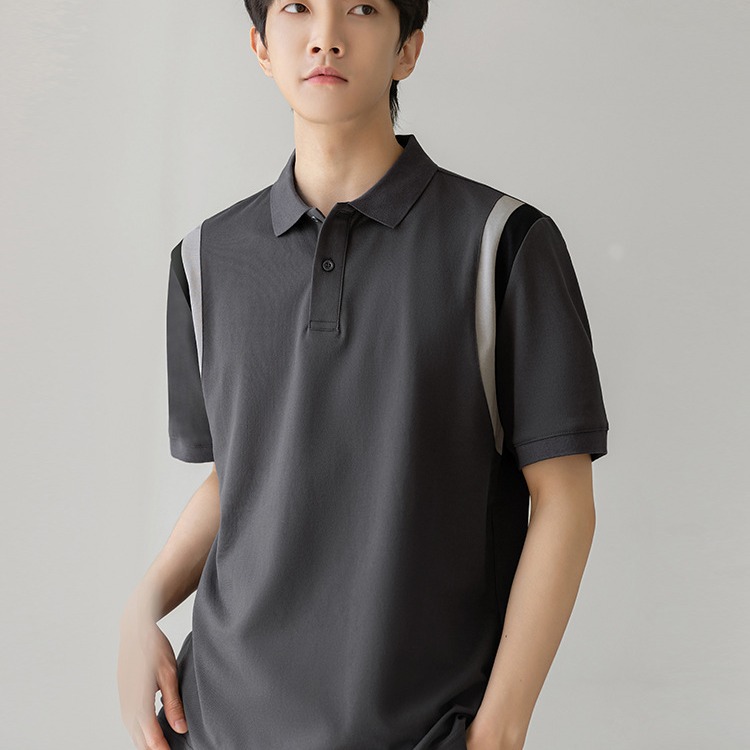 Lapel T-shirt Polo Shirt Men's Short-sleeved Summer Thin Korean Style Loose Men's 2022 New Business Casual T-shirt
