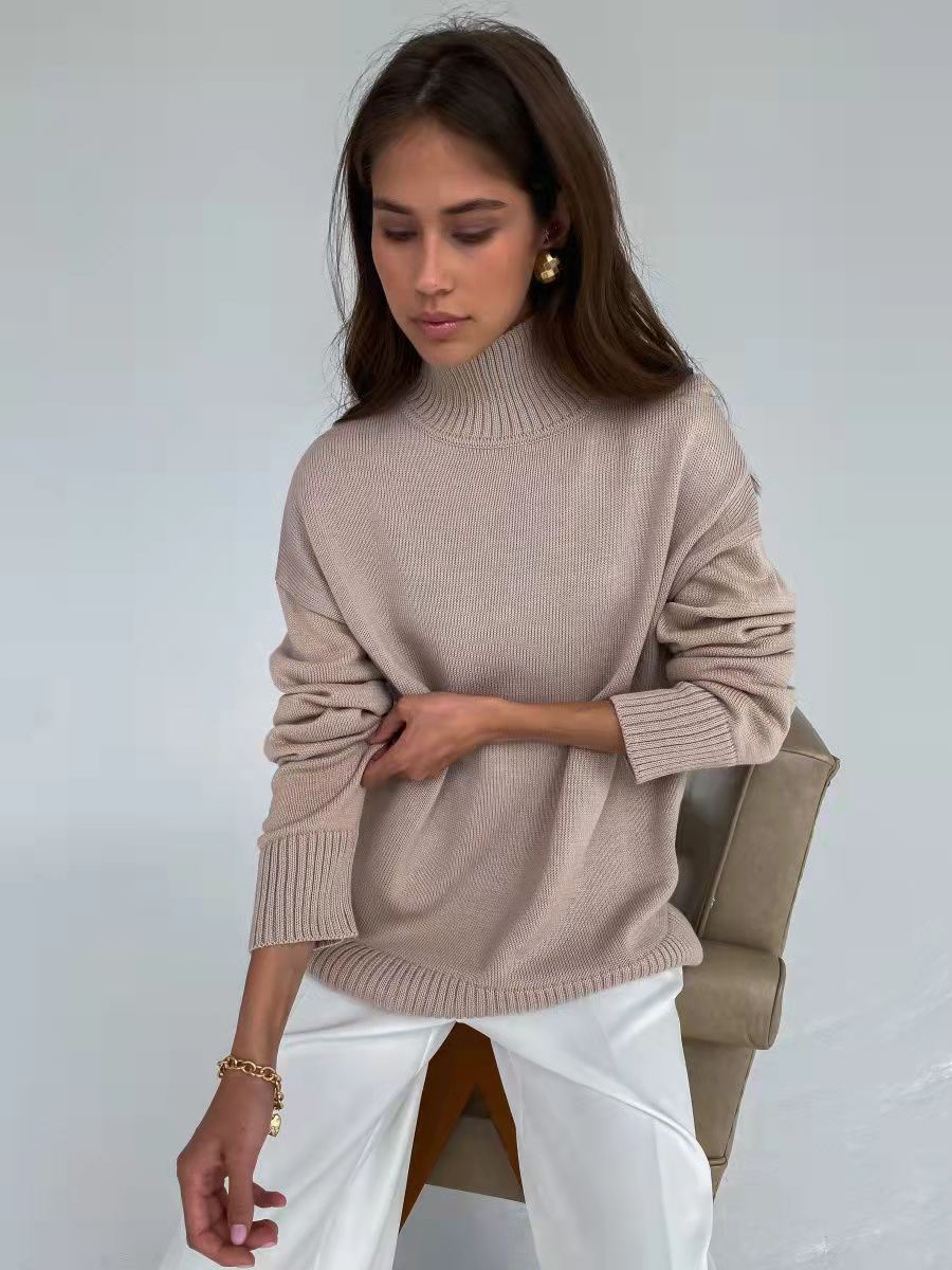 ​​Luxury Lambswool Turtleneck Sweater – Slim Fit Winter Pullover In 9 Seasonal Colors​​_voghion.com