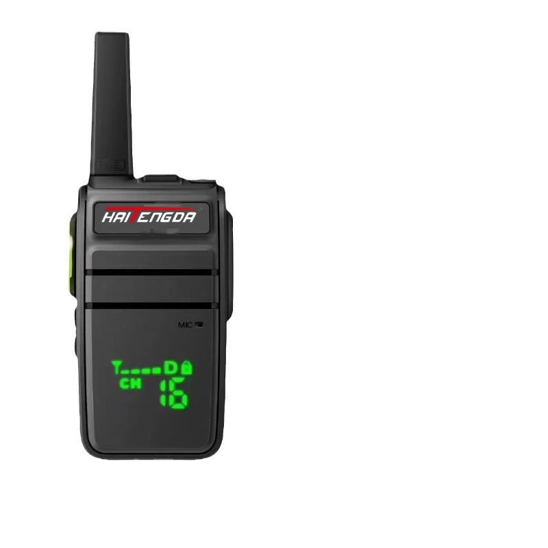 Popular walkie-talkie para niños mini pequeño handstand inalámbrico de alta potencia FM al aire libre Hotel sitio de construcción restaurante intercomunicador