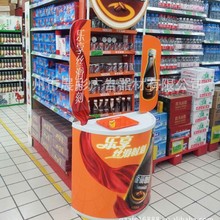 厂家直供超市促销吸塑半圆折叠试吃台商场百货展示广告地推桌批发