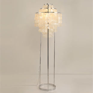 Customized Scandinavian Modern Minimalist Living Room Floor Lamp Ins Style Bedside Bedroom B&B Internet Celebrity Shell Japanese Lamp