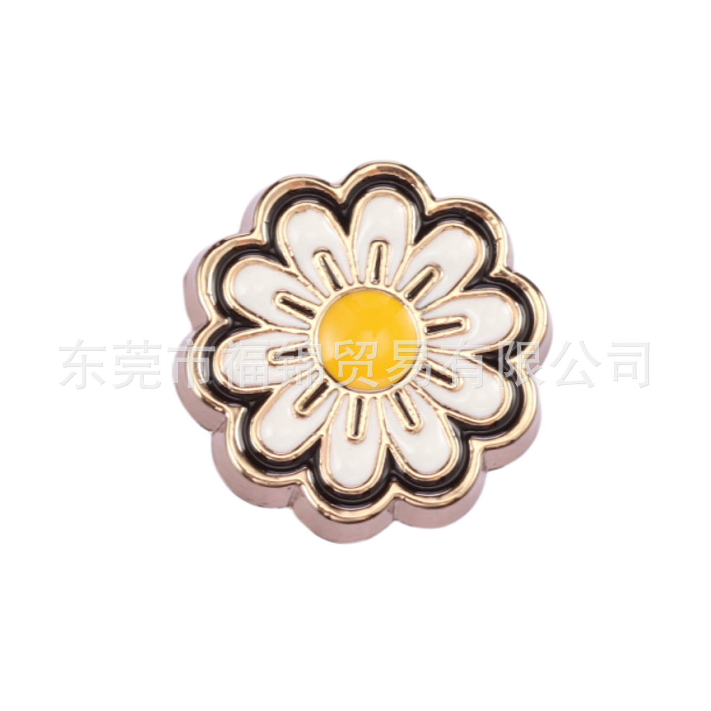 Nuevos accesorios de zapatos de hormigón, botones de zapatos de fruta metálica, accesorios de zapatos de flores del centro comercial