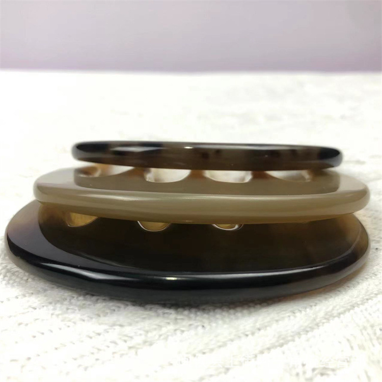 Natural Horn Five-Tooth Massage Comb Thickened Scalp Head Therapy Comb for Meridian Gua Sha Style Daily Care specifications
