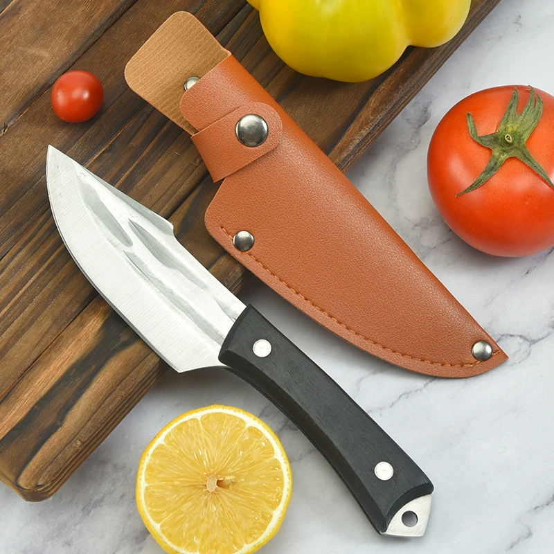 Handheld case reusable, sharp pocket knife for camping stainless steel, custom-made