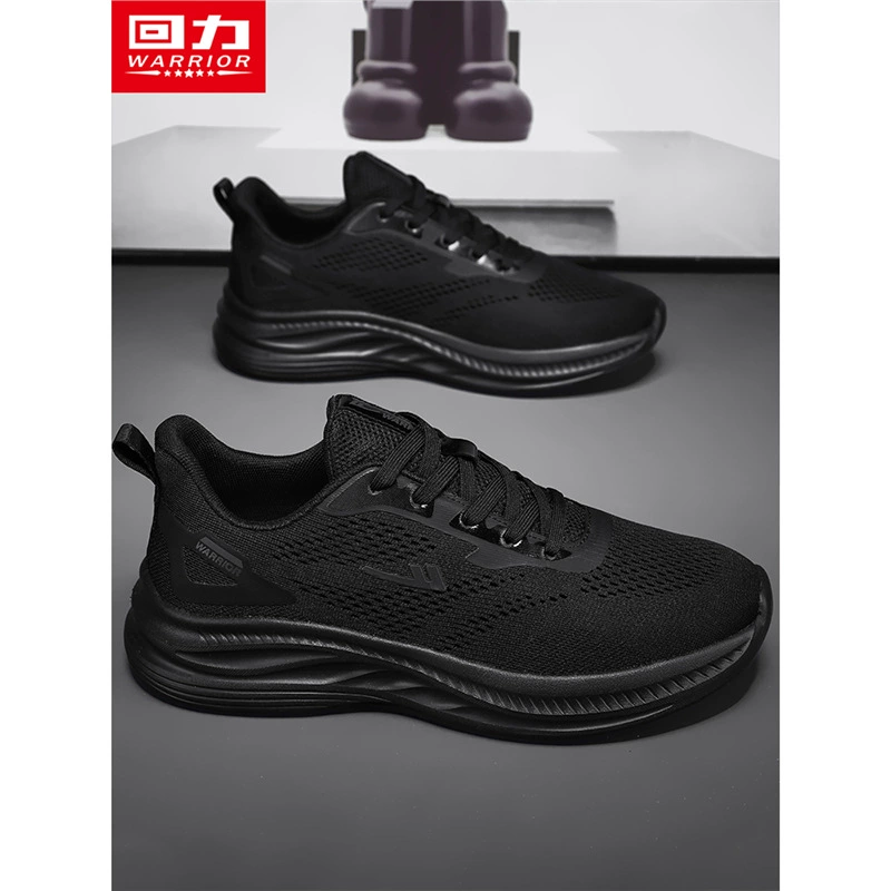 Мужские кроссовки Warrior, спортивная обувь, мужские дышащие белые легкие сетчатые кроссовки 2025 года, мужские повседневные кроссовки для бега